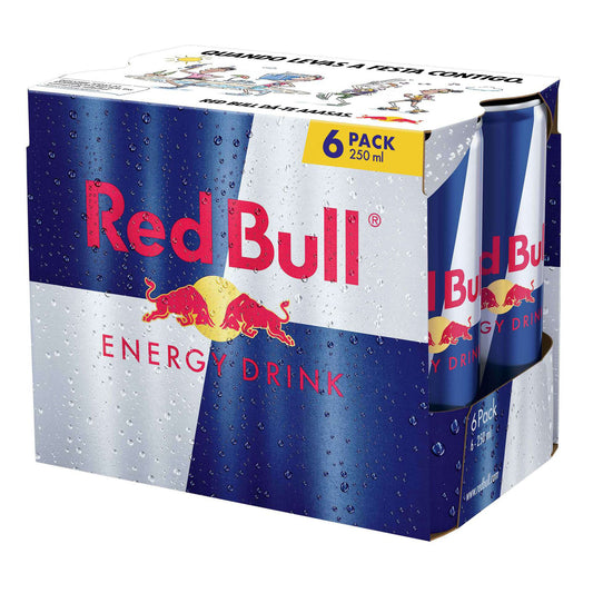 Bebida Energética Gaseificada Red Bull emb. 6 x 25 cl