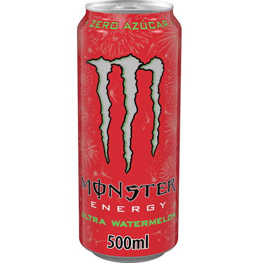 Bebida Energética Ultra Watermelon sem Açúcar Monster 50 cl