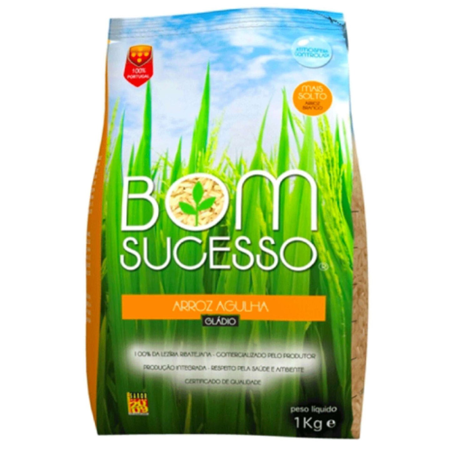 Arroz Agulha Bom Sucesso 1 kg