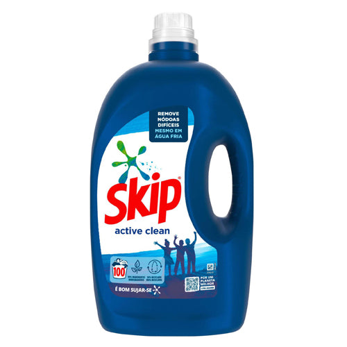 Skip Detergente Máquina Roupa Líquido Active Clean 100 doses