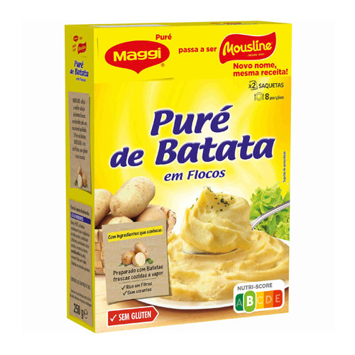 Mousline Puré de Batata sem Glúten 250 gr