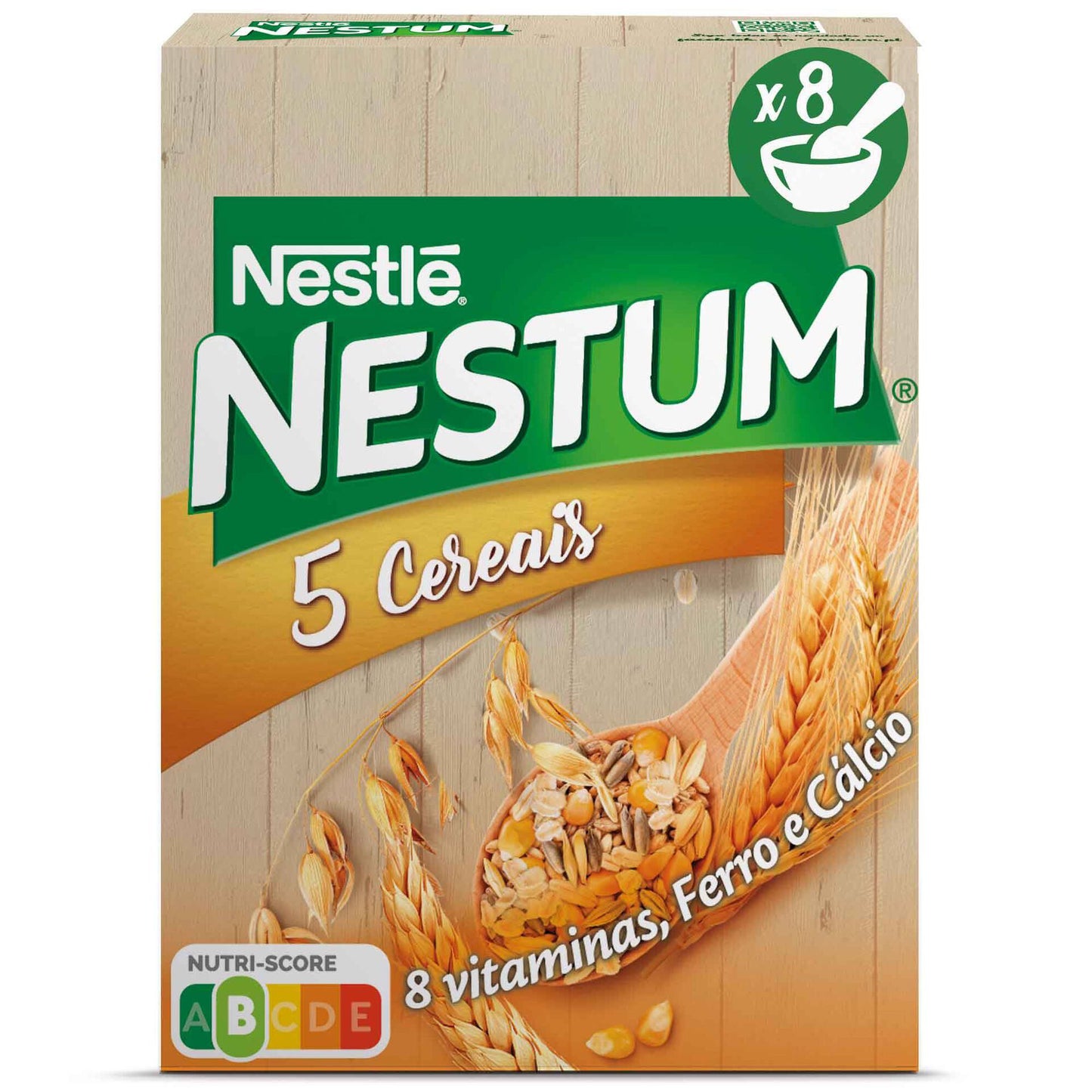 Nestum 5 Cereais com Cereais Integrais +3A, 250 GM
