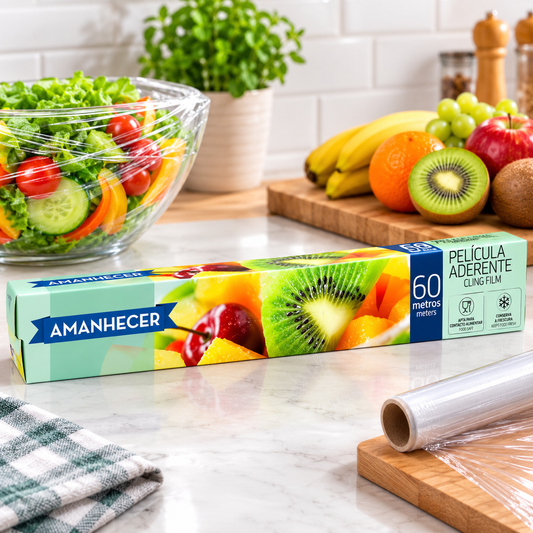 Amanhecer Cling Film – Película Aderente Transparente, 60m × 29cm - FarmerHut