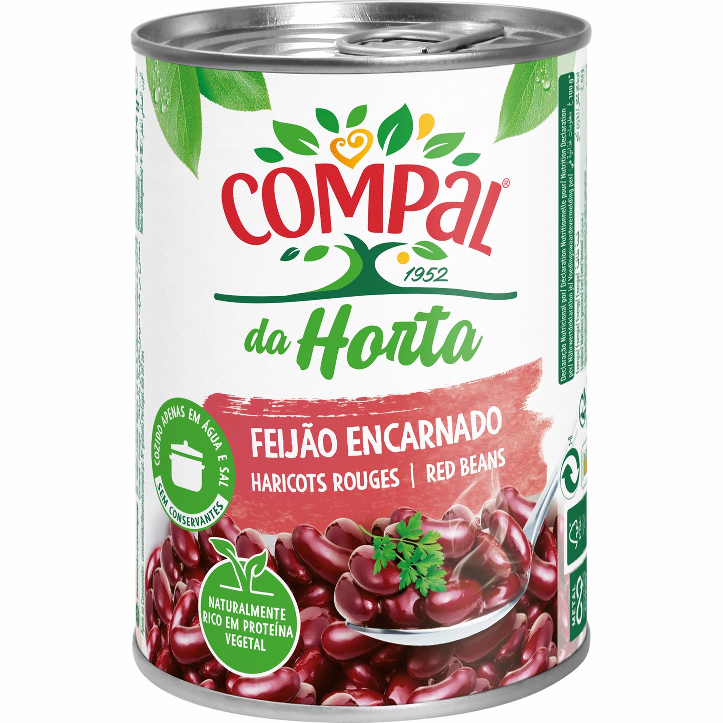 Compal da Horta Feijão Encarnado Cozido