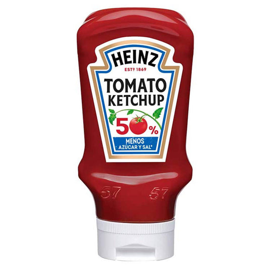Ketchup com Redução de Sal Top Down Heinz 550 gr