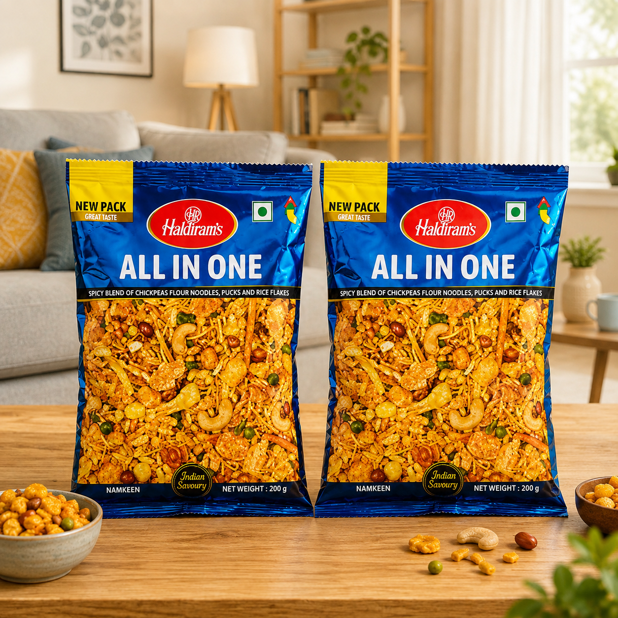 Haldiram’s All In One – 2 Combo Pack | 2 × 200g (400g)