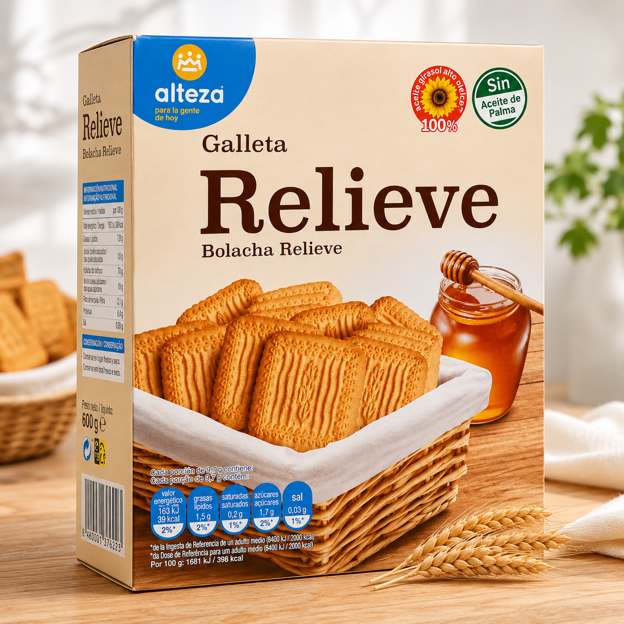 Alteza Relieve Traditional Biscuits 700g