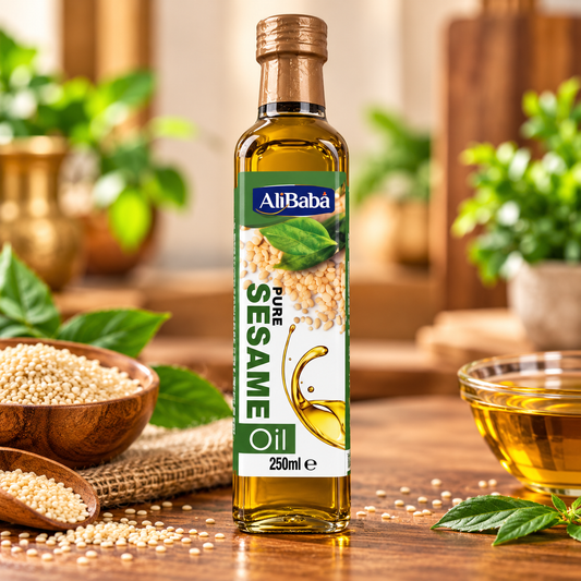 PURE Sesame Oil Ali Baba – Óleo de Gergelim Puro Ali Baba – Aceite de Sésamo Puro Ali Baba