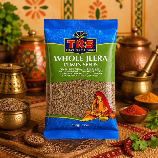 TRS Whole Jeera (Cumin Seeds) 100g – Premium Whole Cumin for Authentic Indian Cooking - FarmerHut