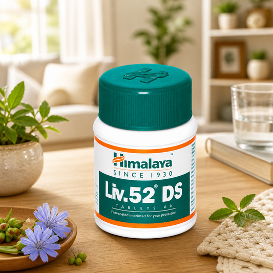 Himalaya Liv.52 DS Tablets 60 – Herbal Liver Support Supplement | Made in India