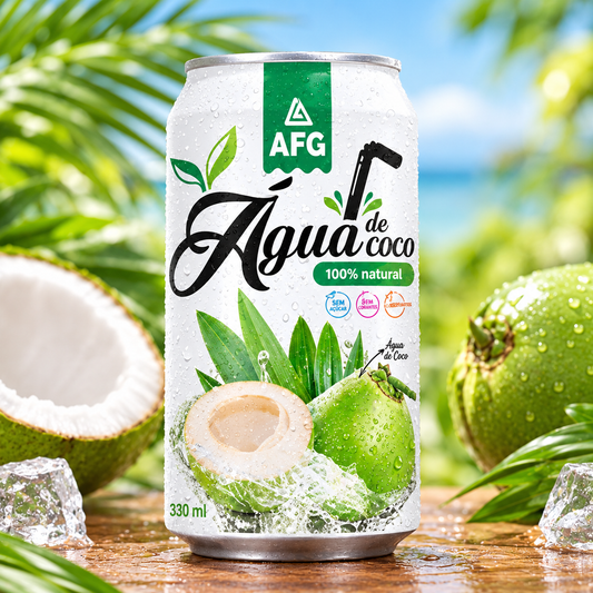 AFG Coconut Water | AFG Água de Coco | AFG Agua de Coco 33CL