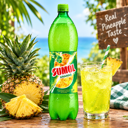 Sumol Pineapple Soft Drink 1.5L | Sumol Ananás Refrigerante 1,5L | Sumol Piña Refresco 1,5L