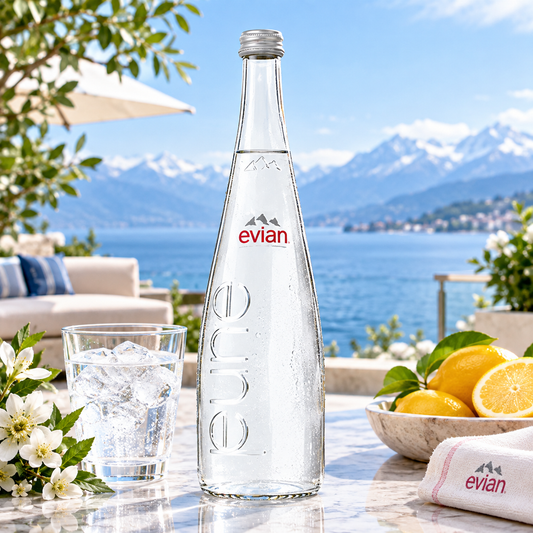 Evian Still Water 750ml | Água sem Gás Evian 750ml | Agua sin Gas Evian 750ml