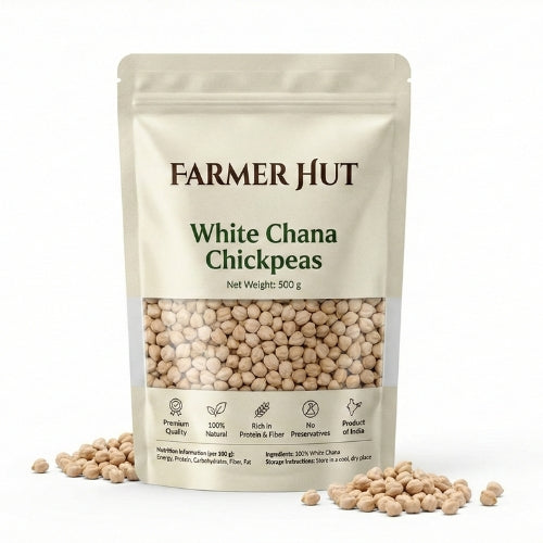 Grão de Bico Seco 500G White Chana