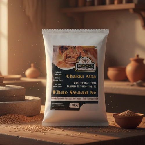 Farinha para Pão Indiano / Chakki Atta / ਚਪਾਤੀ ਆਟਾ / Whole Wheat Flour