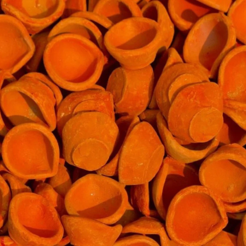 Diya Set of 12 Pcs (Handmade Clay Diya Set of 12 Pcs – Traditional Oil Lamps for Diwali, Pooja, Festival Decoration, Rangoli, Home Decor, Spiritual Gifts)