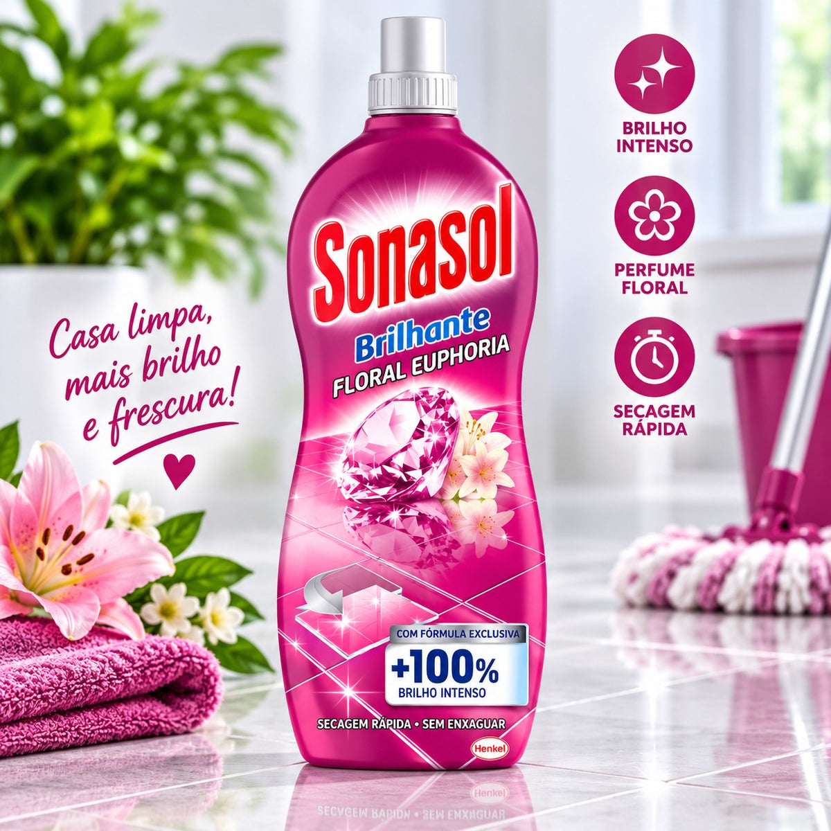 Sonasol Brilhante Floral Euphoria – +100% Brilho Intenso