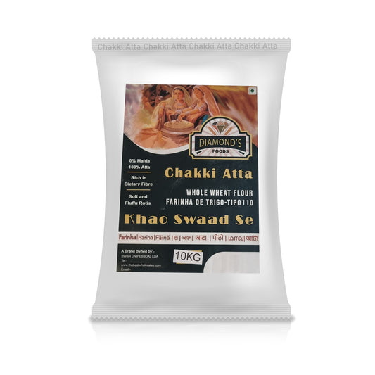 Farinha para Pão Indiano / Chakki Atta / ਚਪਾਤੀ ਆਟਾ / Whole Wheat Flour