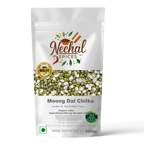Moong Dal Chilka (Lintilhas De Soja Partido C/ Casca) मूंग दाल छिलका