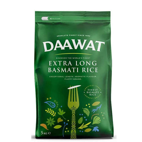 Daawat 5kg Extra Long Basmati Rice - FarmerHut