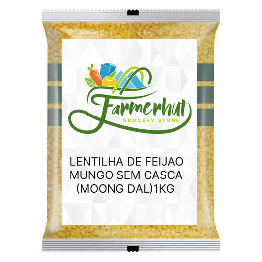 LENTILHA DE FEIJAO MUNGO SEM CASCA (MOONG DAL) - FarmerHut