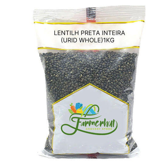 LENTILH PRETA INTEIRA (URID WHOLE) - FarmerHut