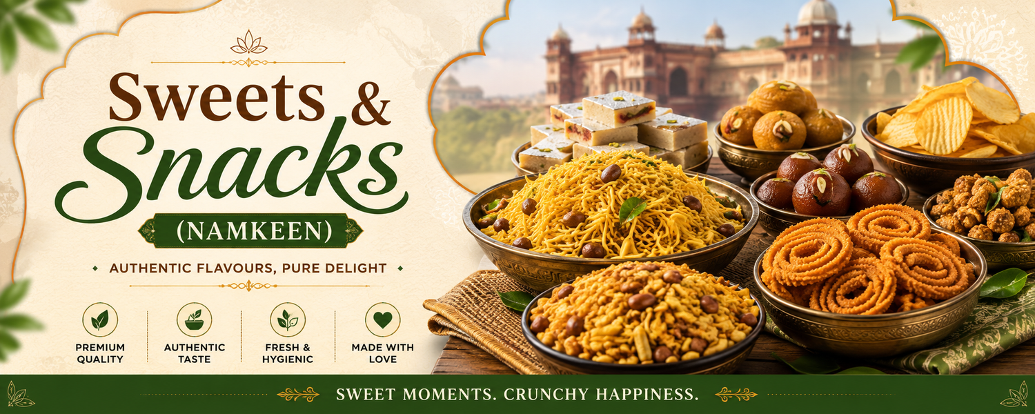 Sweets & Snacks (Namkeen)