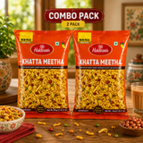 Haldiram’s Khatta Meetha – 2 Combo Pack | 2 × 200g (400g) 🥜🌶️✨