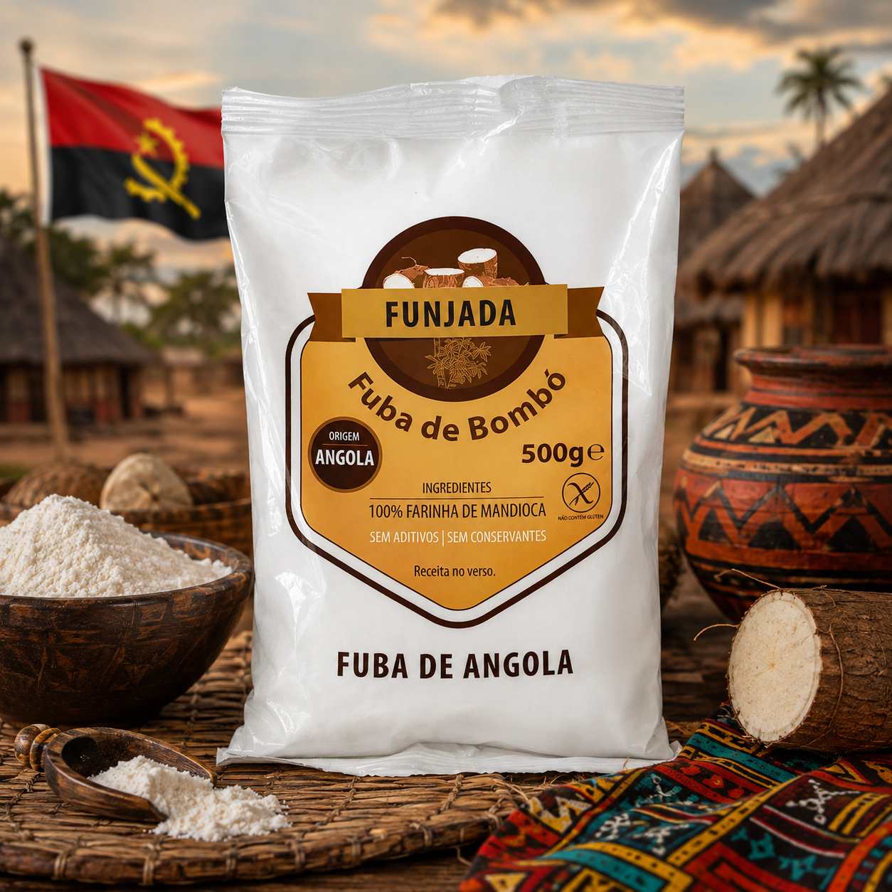 Funjada Fuba de Angola – Fuba de Bombó 400g
