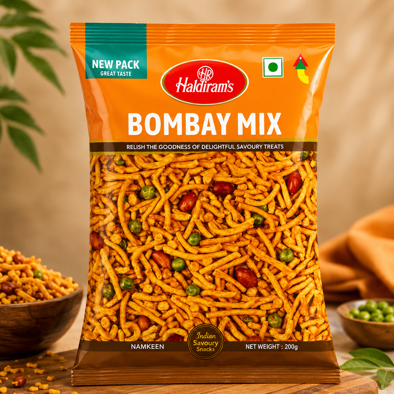 Haldiram’s Bombay Mix – 200g | Authentic Indian Namkeen