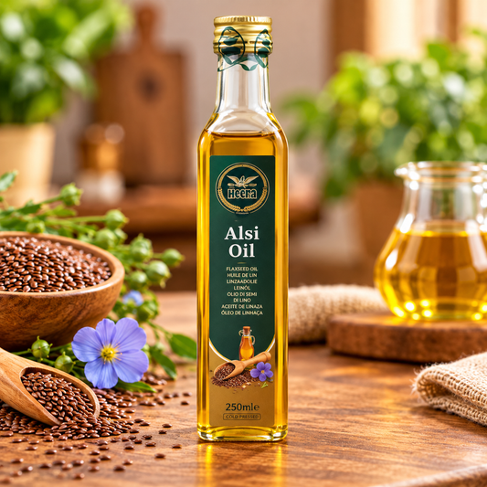 ALSI Oil Flaxseed Oil 250ml – Óleo de Linhaça ALSI 250ml – Aceite de Linaza ALSI 250ml