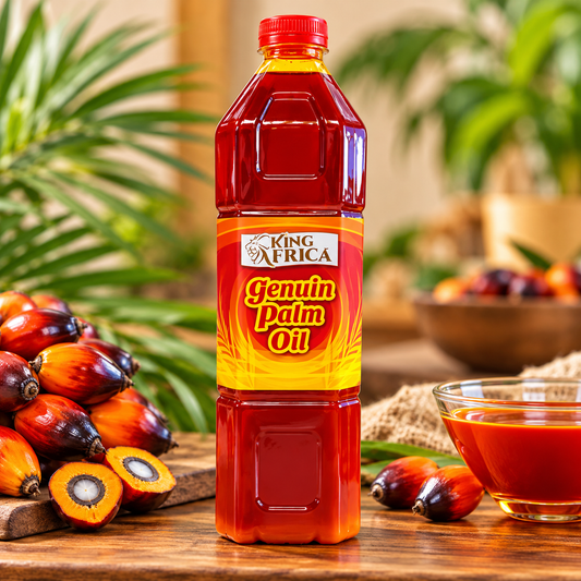 KING AFRICA Genuine Palm Oil – Óleo de Palma Genuíno KING AFRICA – Aceite de Palma Genuino KING AFRICA