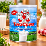 Two Cows Full Cream Milk Powder 400g | Leite em Pó Gordo Two Cows 400g | Leche Entera en Polvo Two Cows 400g - FarmerHut