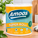 Amoos Super Roll Kitchen Paper Towel | Papel de Cozinha | Papel de Cocina | 280 Sheets