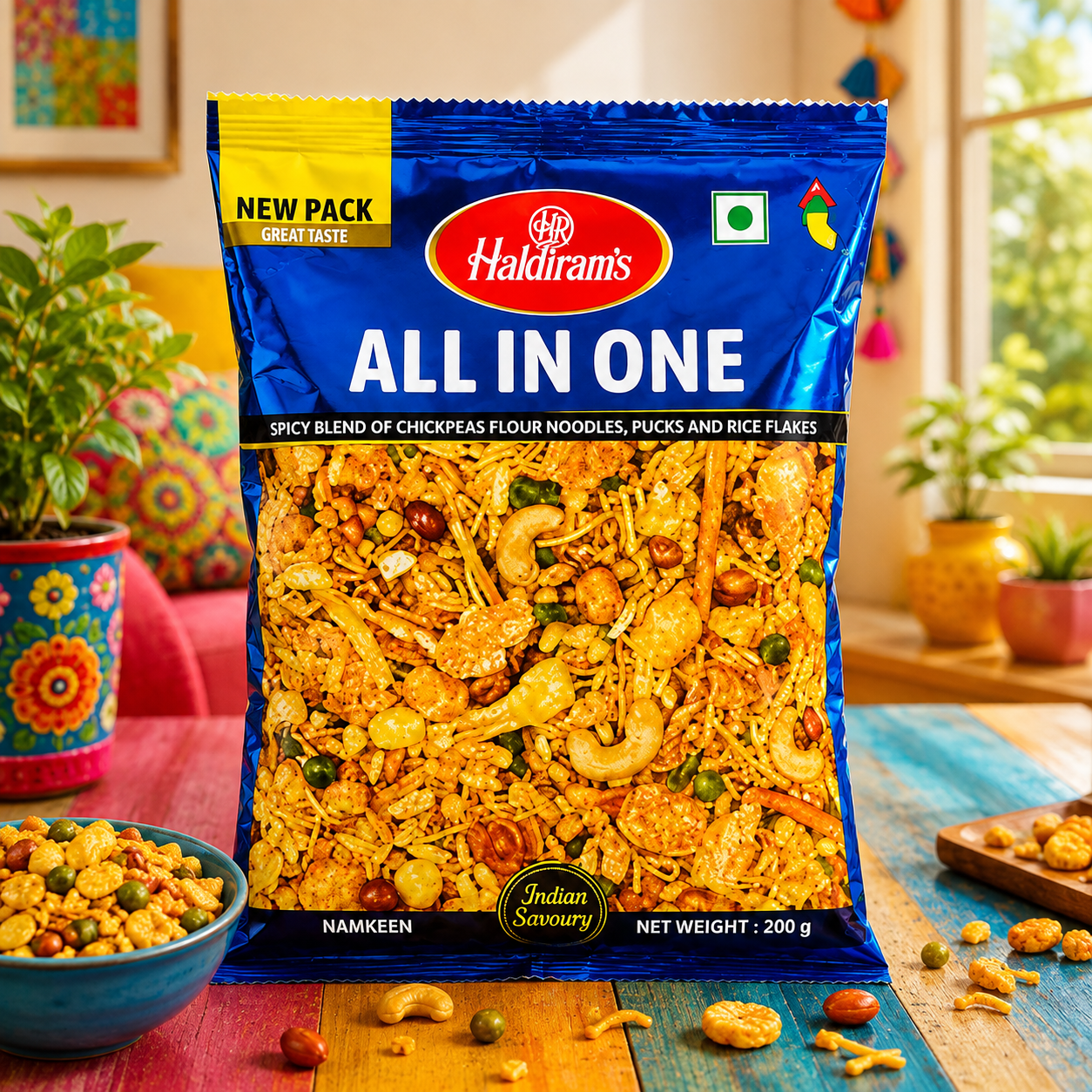 Haldiram’s All In One – 200g | Spicy Indian Namkeen
