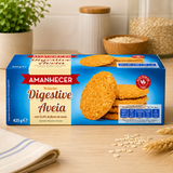 Amanhecer Digestive Oat Biscuits – Bolacha Digestive Aveia, 425g - FarmerHut
