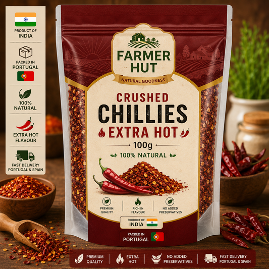CRUSHED CHILLIES EXTRA HOT 100g – Farmer Hut - FarmerHut
