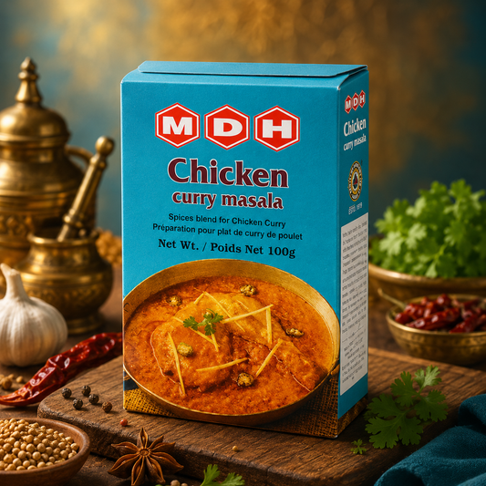 MDH Chicken Curry Masala 100g – Authentic Indian Spice Mix for Chicken Curry - FarmerHut