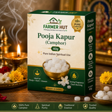Pooja Farmer Hut Kapur (Camphor) 40g – Pure Indian Spiritual Use - FarmerHut