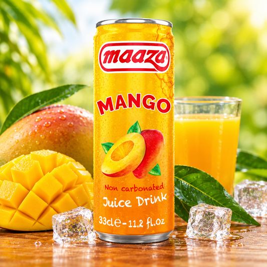 Maaza Mango Drink 33cl |  Bebida de Manga Maaza |  Bebida de Mango Maaza