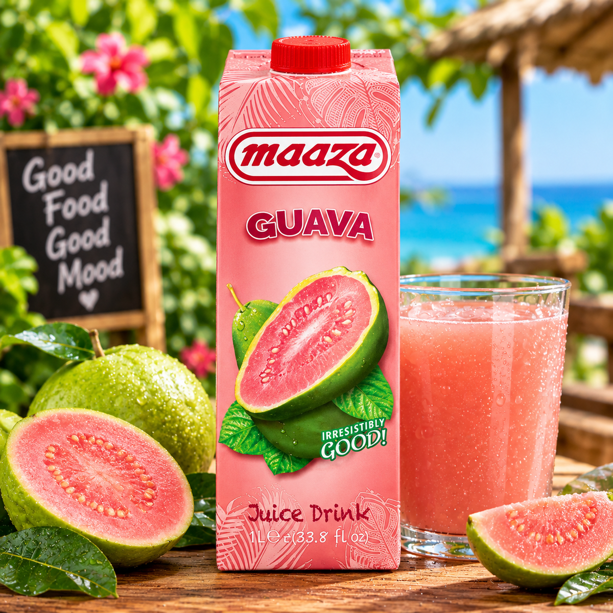 Maaza Guava 1L |  Maaza Goiaba 1L |  Maaza Guayaba 1L
