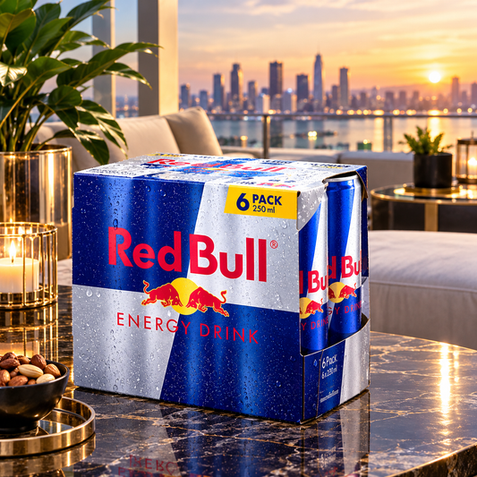 Red Bull Carbonated Energy Drink 6 x 250ml |  Bebida Energética Gaseificada Red Bull 6 x 250ml |  Bebida Energética Gaseosa Red Bull 6 x 250ml