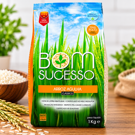 Bom Sucesso Agulha Rice 1KG | Arroz Agulha Bom Sucesso 1KG | Arroz Agulha Bom Sucesso 1KG