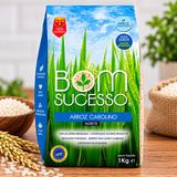 Bom Sucesso Carolino Rice 1KG | Arroz Carolino Bom Sucesso 1KG | Arroz Carolino Bom Sucesso 1KG