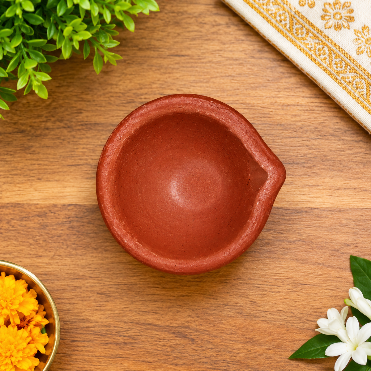 Traditional Clay Lamps – Clay Oil Lamps – Mitti Diyas for Diwali | Lâmpadas Tradicionais de Barro – Lâmpadas de Óleo de Barro – Diyas de Barro para Diwali | Lámparas Tradicionales de Arcilla – Lámparas de Aceite de Arcilla – Diyas de Barro para Diwali