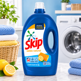 Skip Natural Liquid Laundry Detergent for Washing Machine – 100 Doses | Skip Detergente Natural Líquido para Máquina de Lavar Roupa – 100 Doses | Skip Detergente Natural Líquido para Lavadora – 100 Dosis