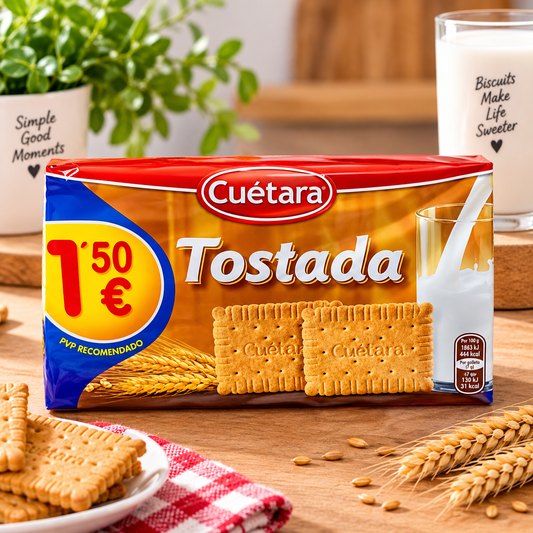 Cuétara Tostada 400g | Bolachas Torradas | Galletas Tostadas