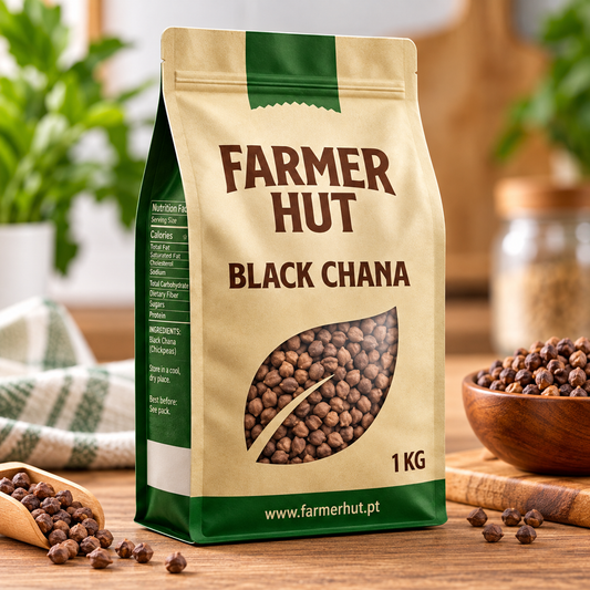 BLACK CHANA (GRAO BICO PRETO) Kala Chana – Premium Quality | Farmer Hut