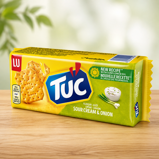 TUC Sour Cream & Onion Crackers – 100g