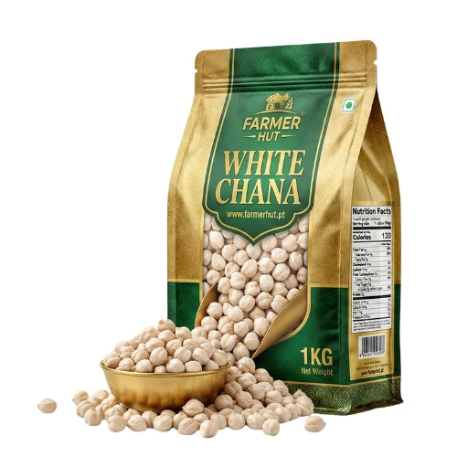 WHITE CHANA, Grão-de-bico Premium Quality | Farmer Hut
